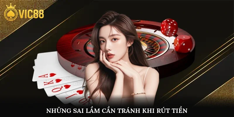 Những sai lầm cần tránh khi rút tiền