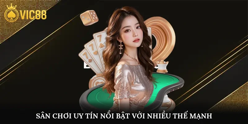 Sân chơi uy tín nổi bật với nhiều thế mạnh, thu hút hàng triệu người chơi